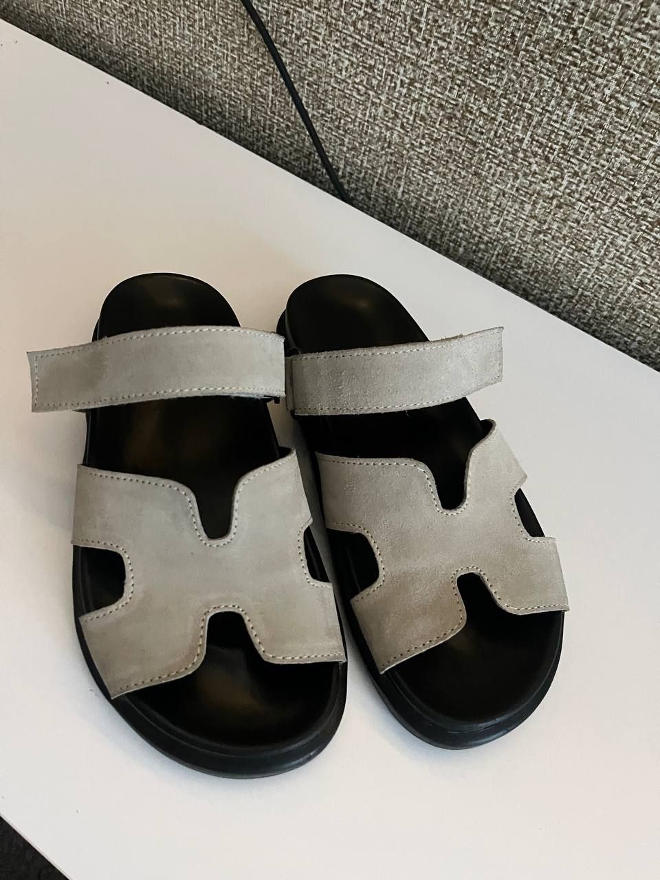 Шлепки Hermes, босоножки эрмес,  шлепки Гермес