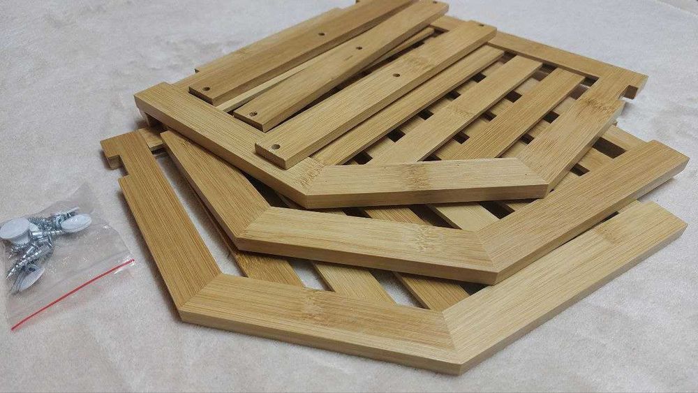 Полиця / органайзер на кухню (з бамбуку)