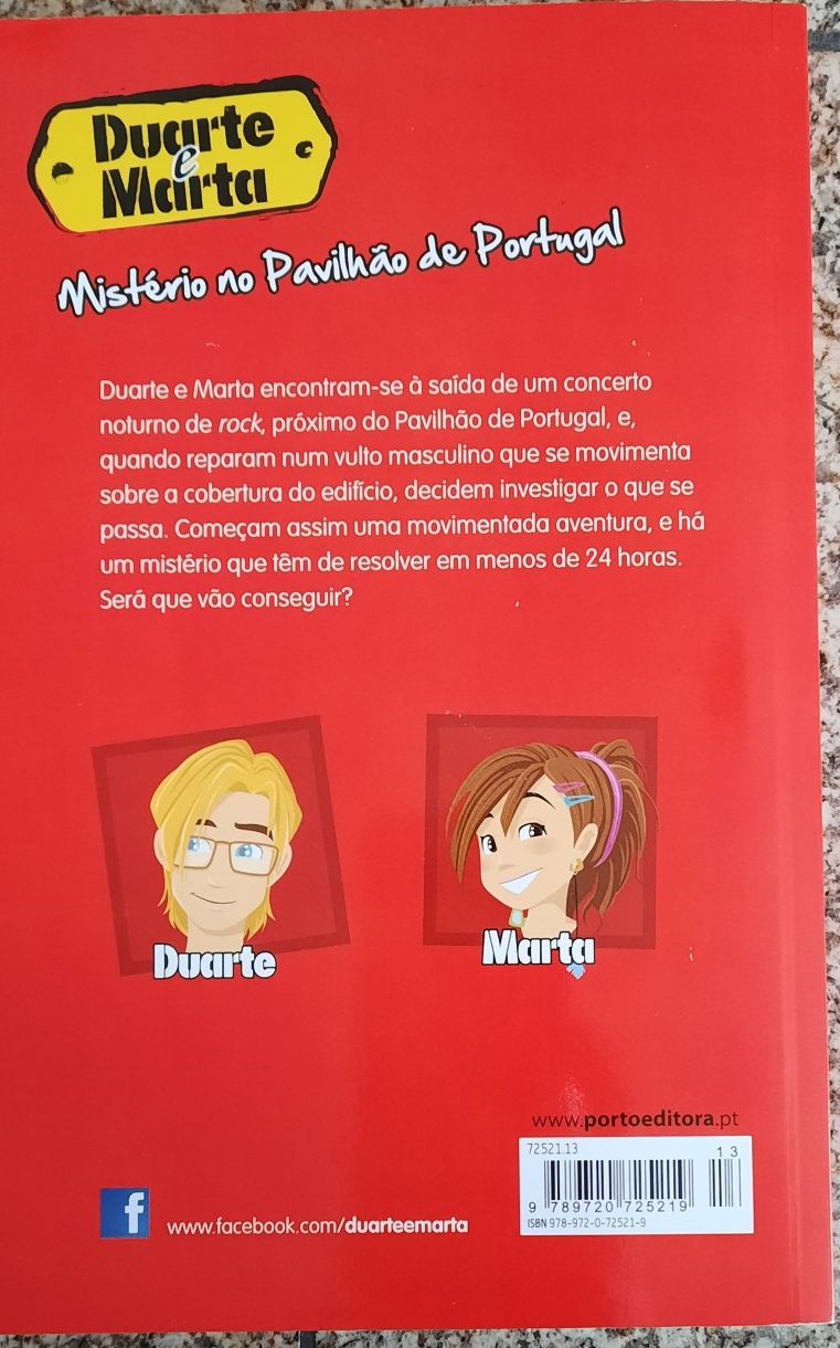 "Duarte e Marta - mistério no pavilhão de Portugal"