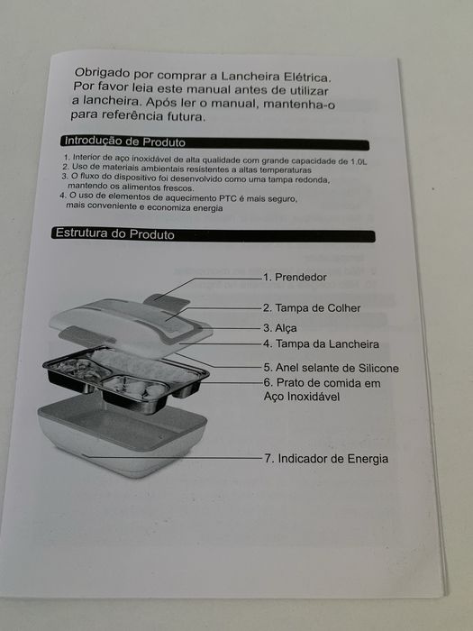 Lancheira aquecimento electrico