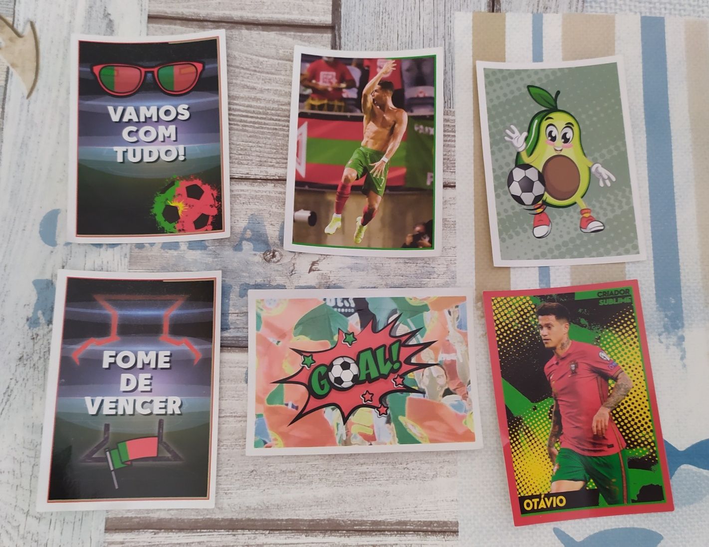 Cromos Continente Fome de Vencer