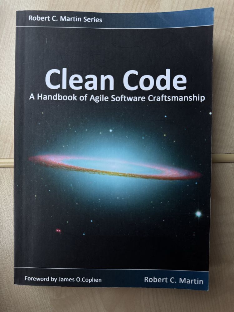 Книга Clean code Robert C Martin Series
