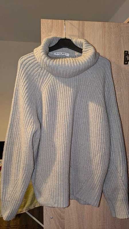 Sweter szary zimowy