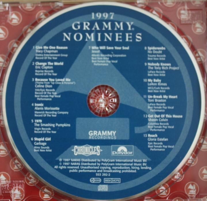 2 CD - Grammy Nominees 1997 e 2008, Raros, novos