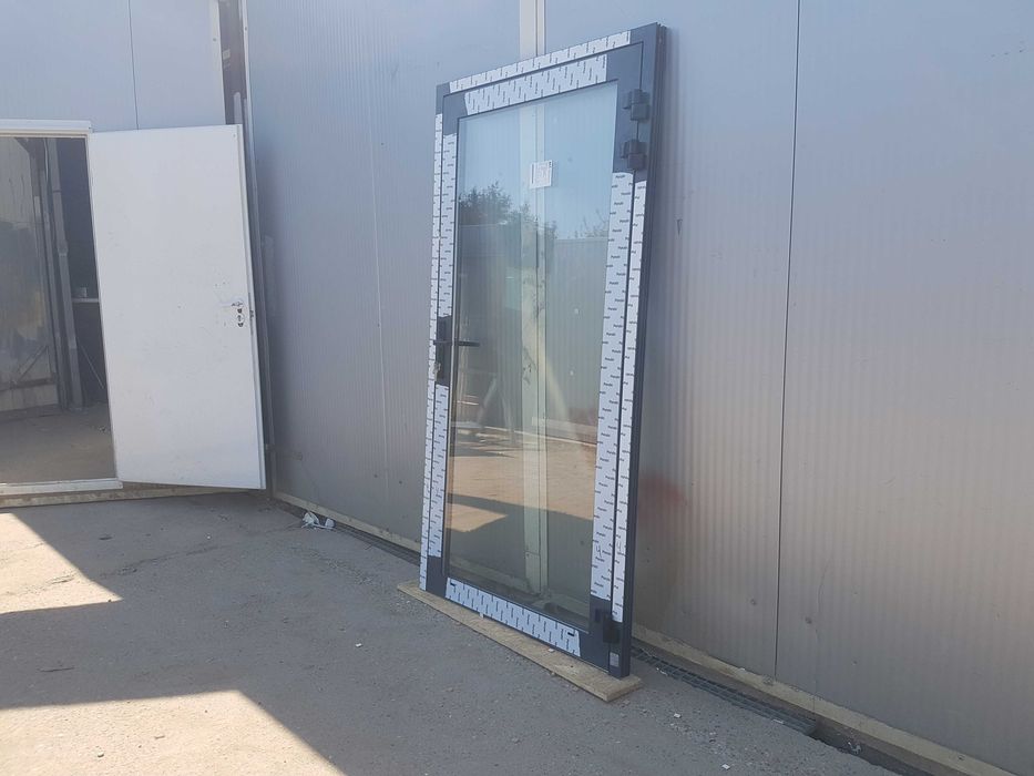 Drzwi aluminiowe przeszklone 2100x1100 Producent Każdy wymiar!