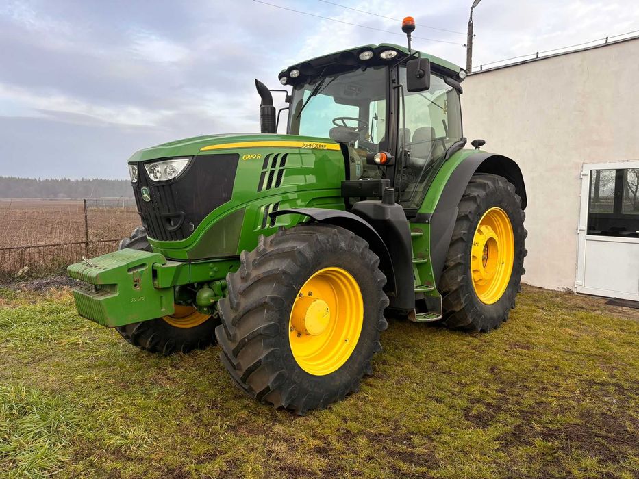 Ciągnik rolniczy John Deere 6190 R power qad  pneumatyka