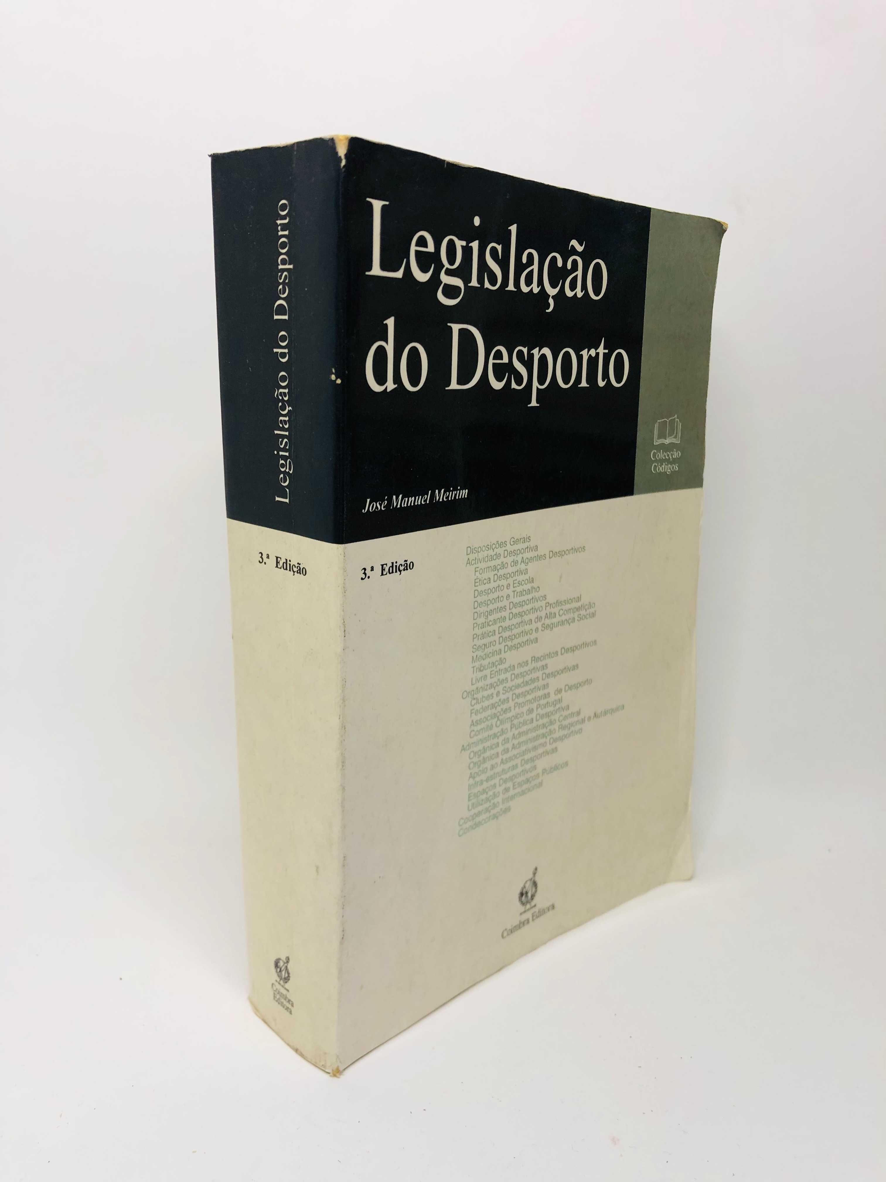 Legislação do Desporto 3ª Edição - José Manuel Meirim