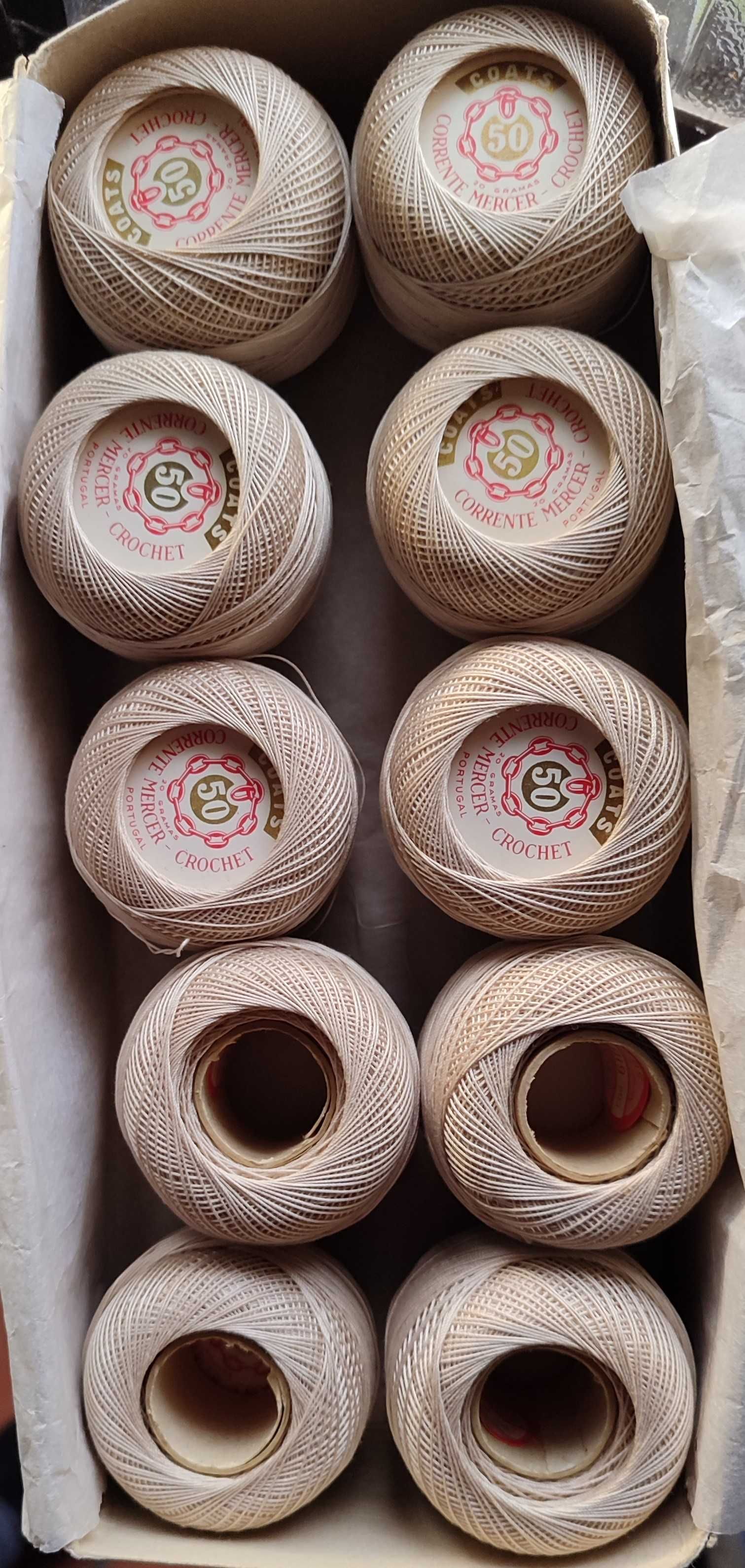 Novelos Âncora e DMC para Crochet