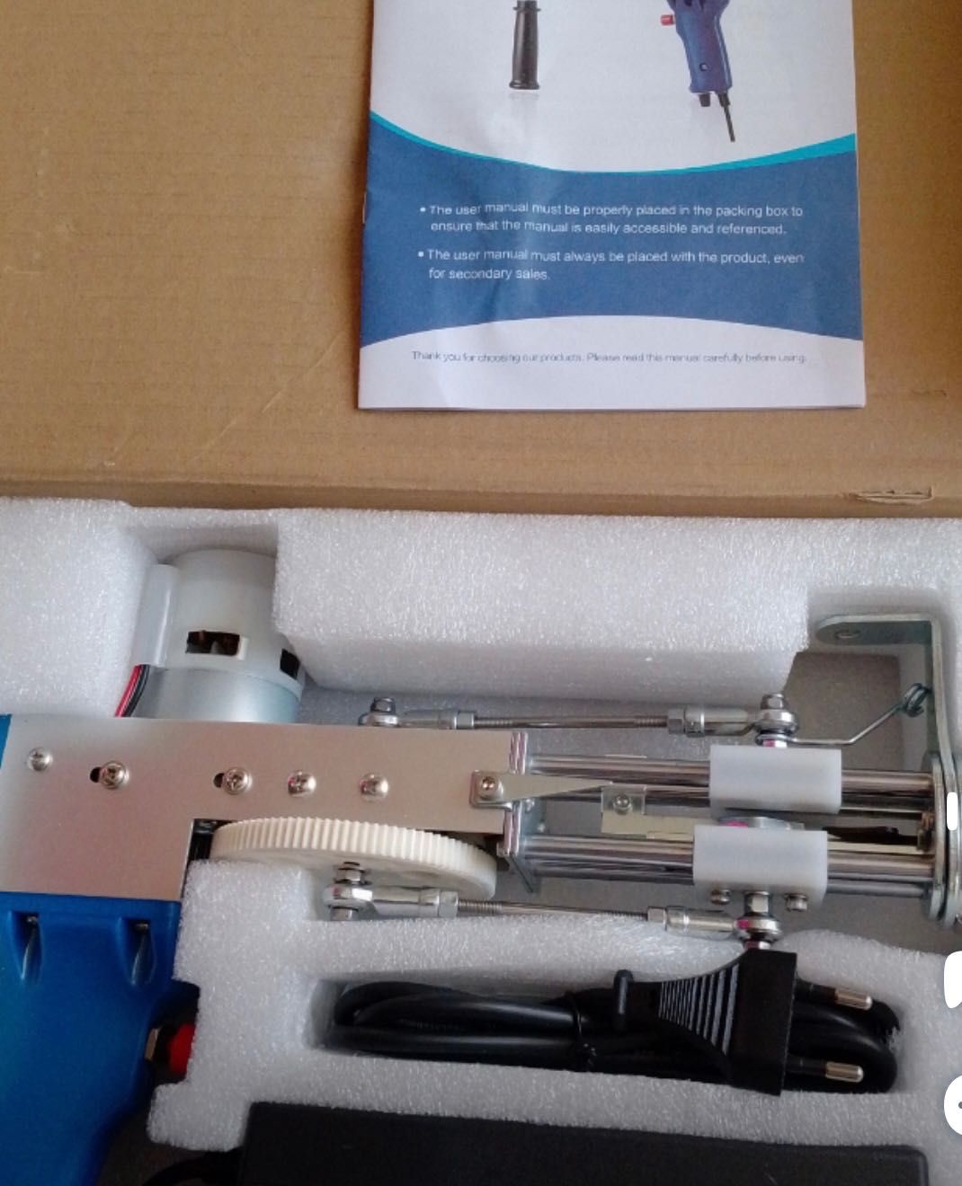 Tufting Gun 2 in 1 plus Trymer profesjonalny 200 W