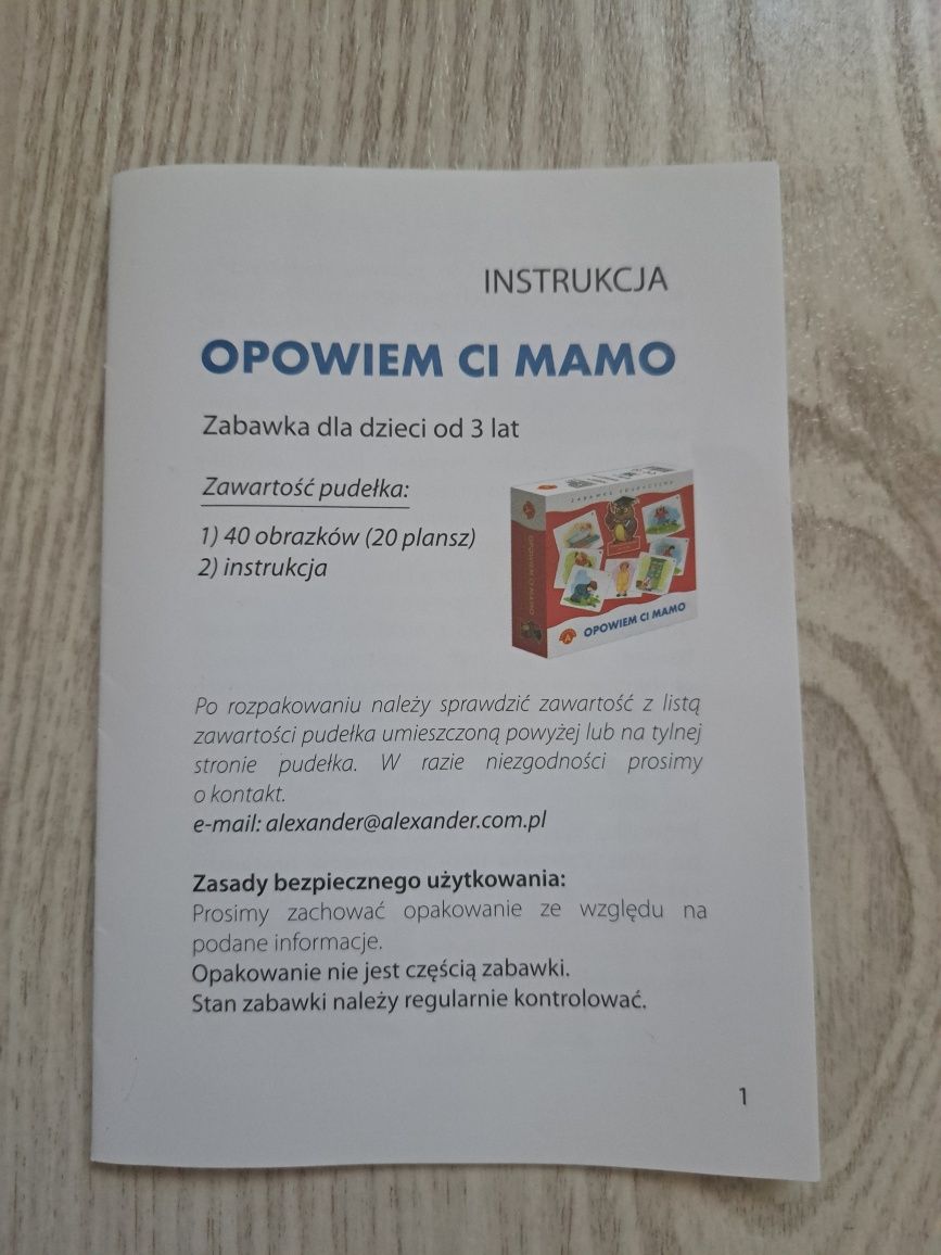 Gra Opowiem Ci Mamo