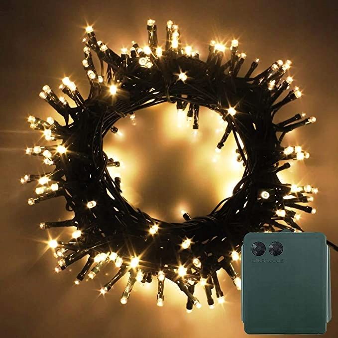 Lampki LED 200 diod 20 metrów świąteczne lampki na choinkę