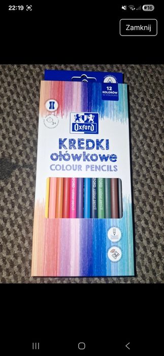 Kredki ołówkowe oxford nowe