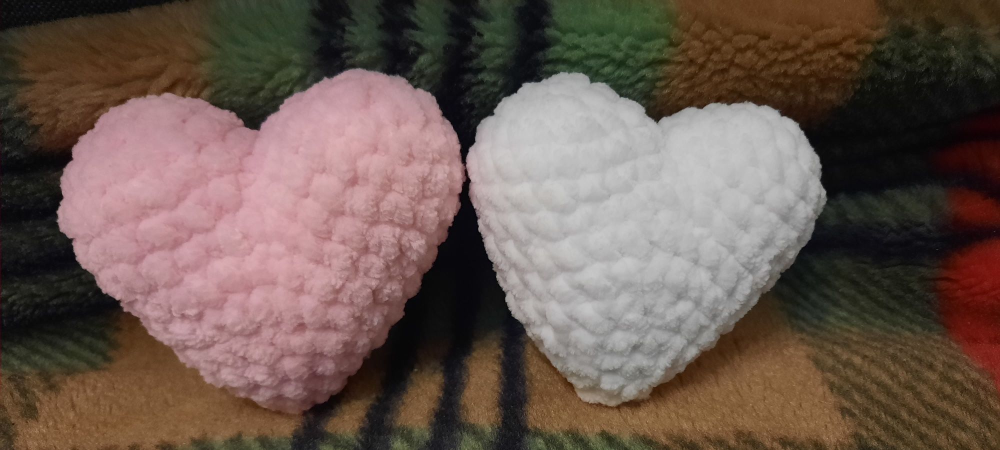 Сердце плюшевое мягкое сердечко амигуруми (в наличии и под заказ)