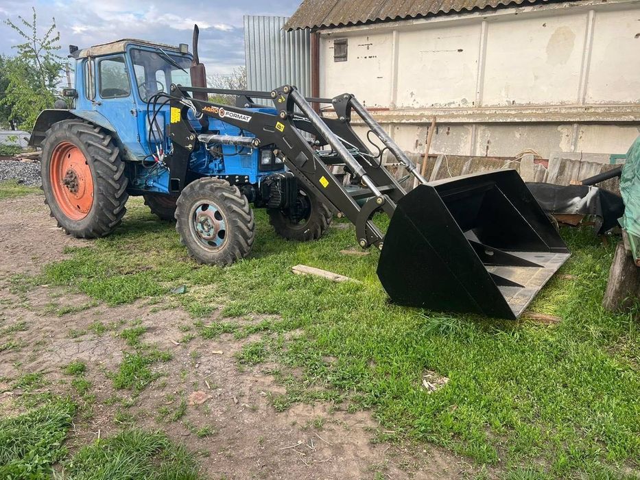 Швидкознімний навантажувач з ковшем для трактора ЮМЗ МТЗ + Джойстик