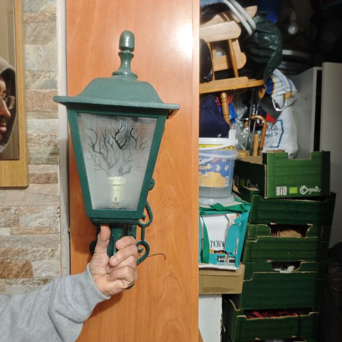 Candeeiro para rua em alumínio