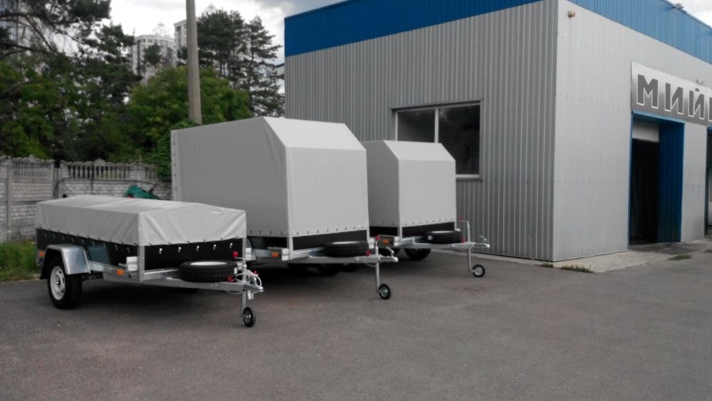 Прокат аренда прицепа, прицепа, лафета для авто в Бровари (Асортимент)