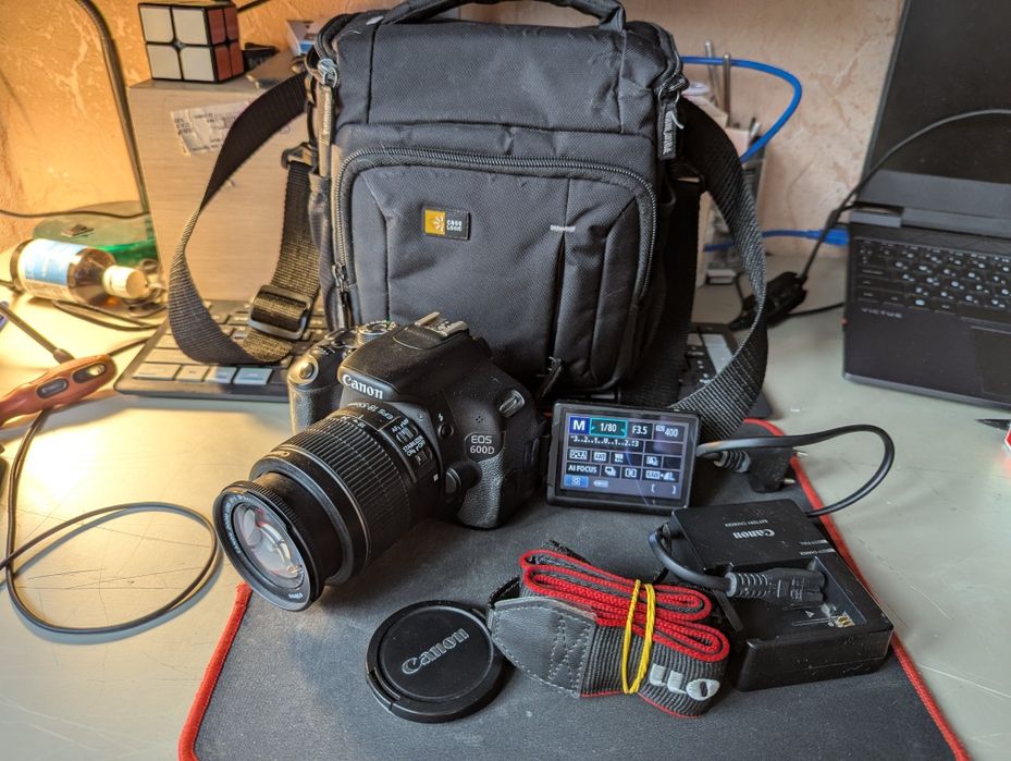 Canon 600d + 18-55 kit