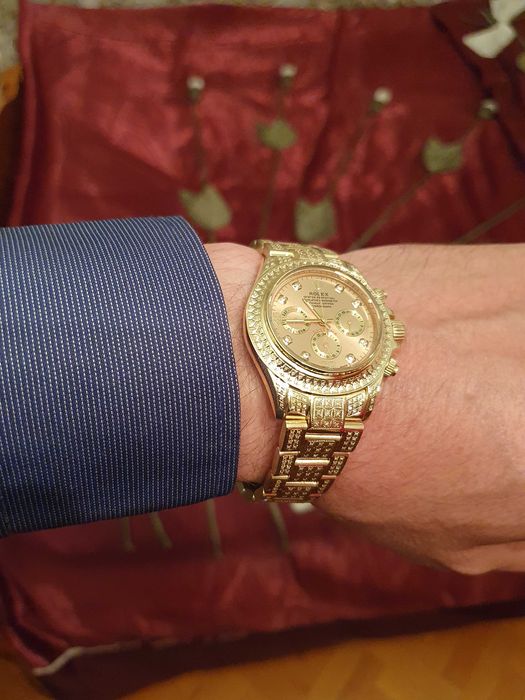 Złoty zegarek-Diamenty-Złoto14K-Gold585-Brylanty.