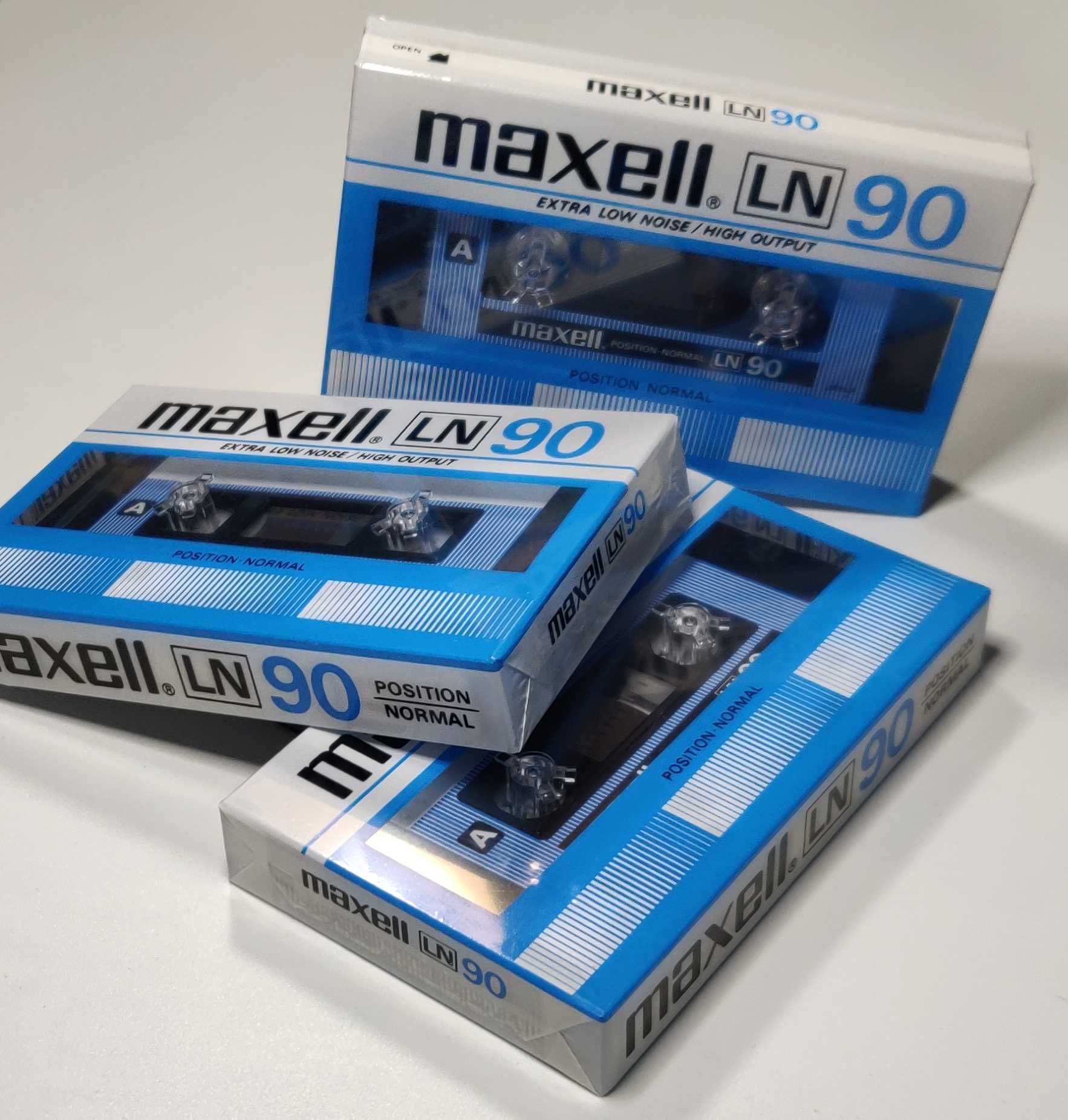 MAXELL LN-90 [1984 г. EUR] _новая аудиокассета в запечатанной упаковке