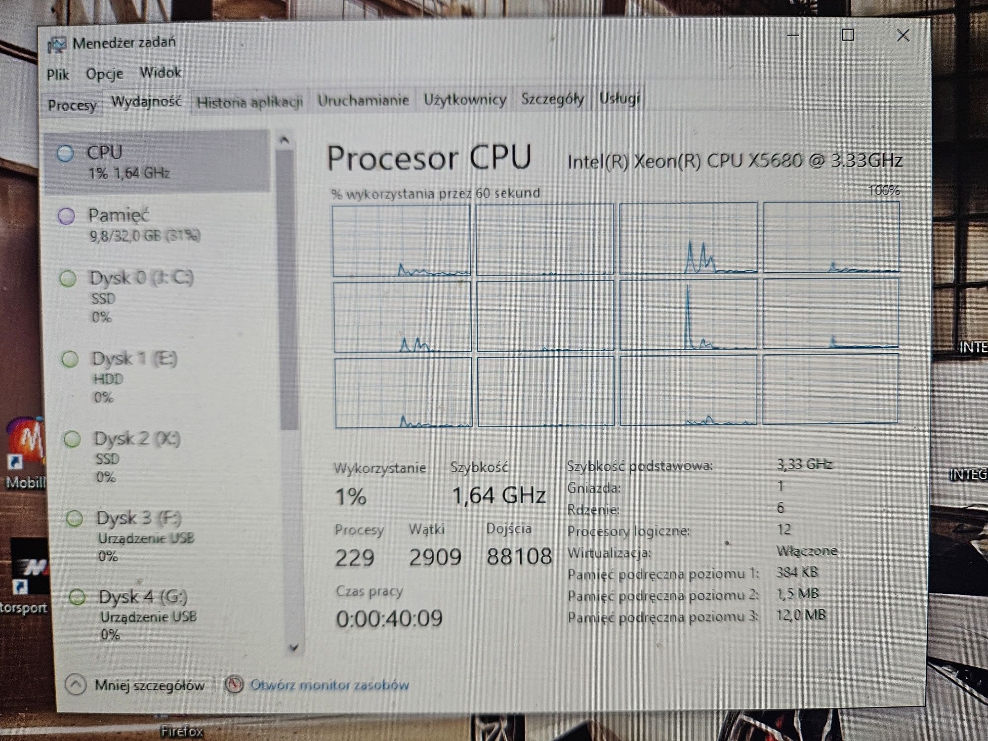 Lenovo ThinkStation D20 Xeon 5680 3.3 GHz 12 core 32 GB RAM