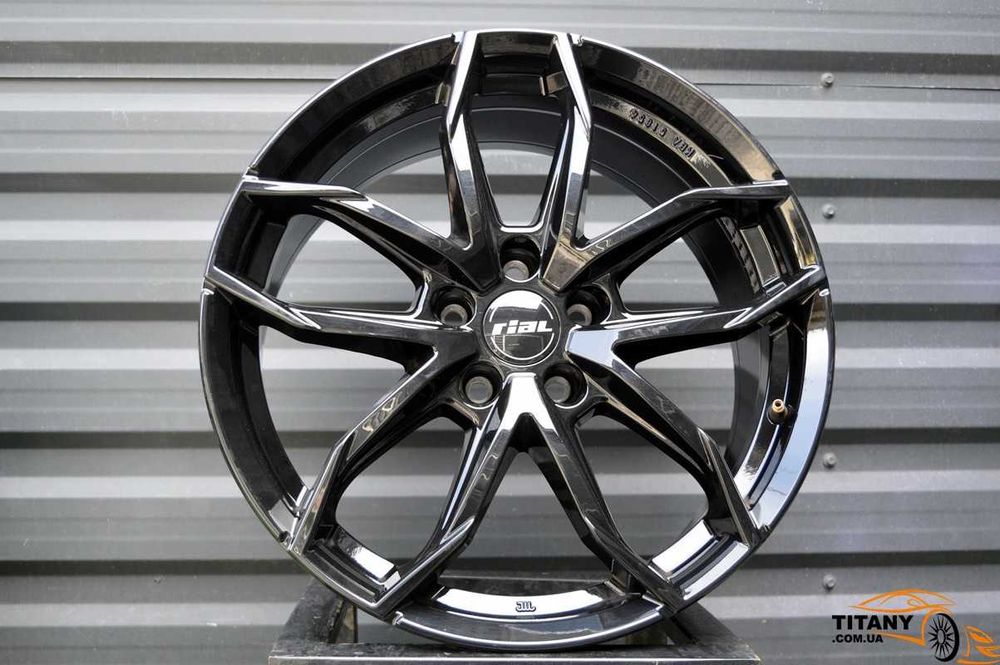 Rial Lucca R18 5x108 8j et45 Land Rover Ford Volvo чорні титани диски