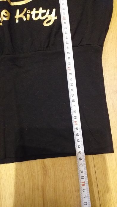 Bluzka 10 -11  tanika hello kitty czarna h&m