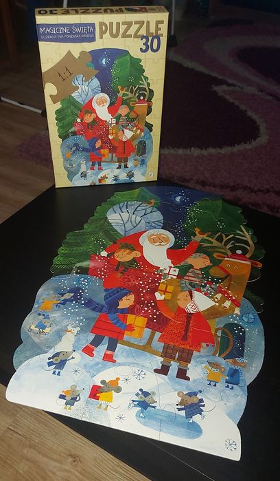 Puzzle Magiczne Święta od wydawnictwa Nasza Księgarnia.