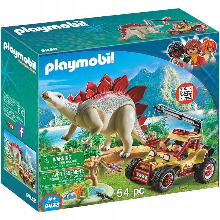Playmobil Dinos 9432 Dinozaur Stegozaur Pojazd Badawczy NOWY Warszawa