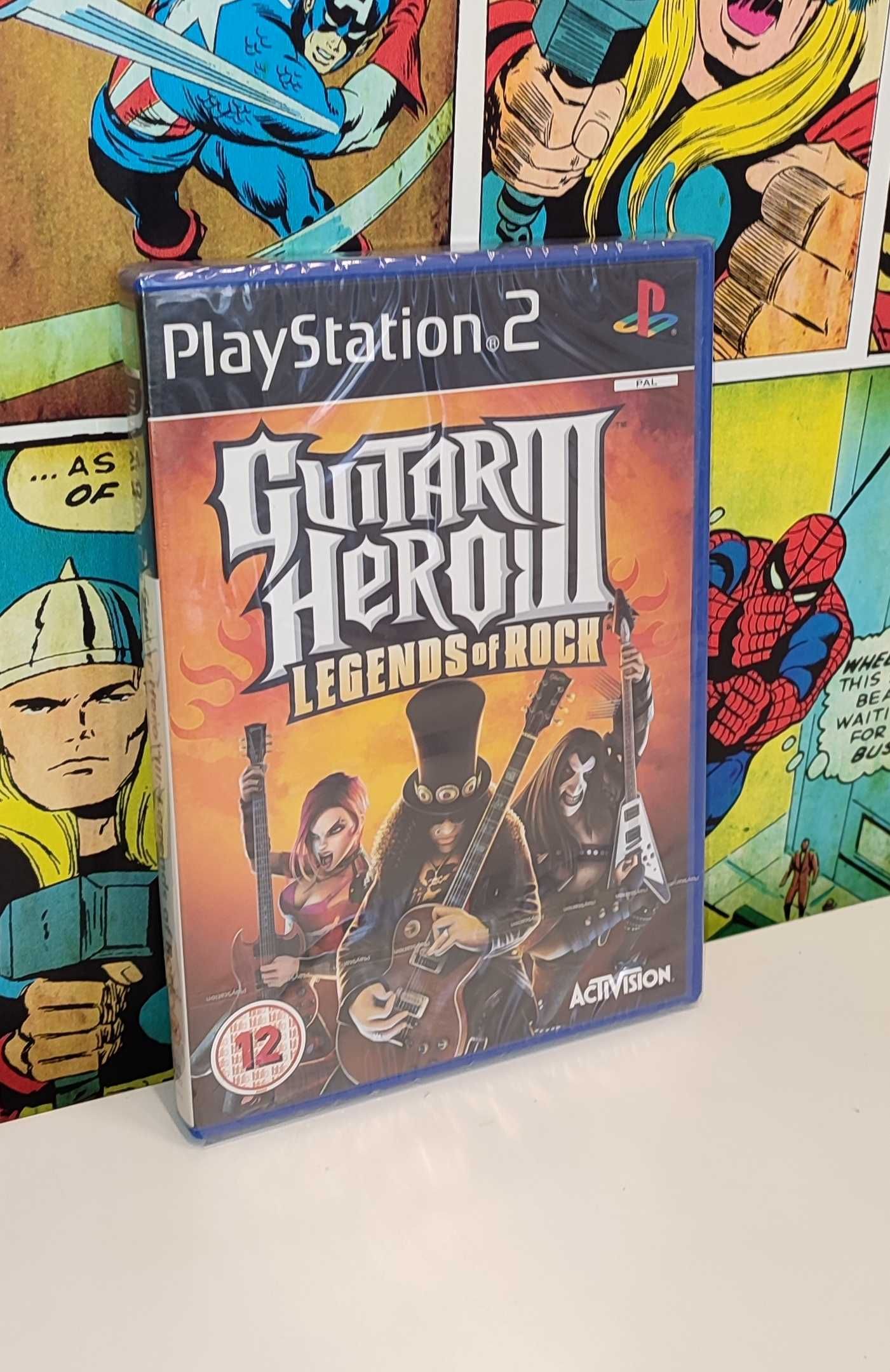 Gra Guitar Hero III: Legends of Rock Ps2 Nowa PlayStation 2 Szczecin