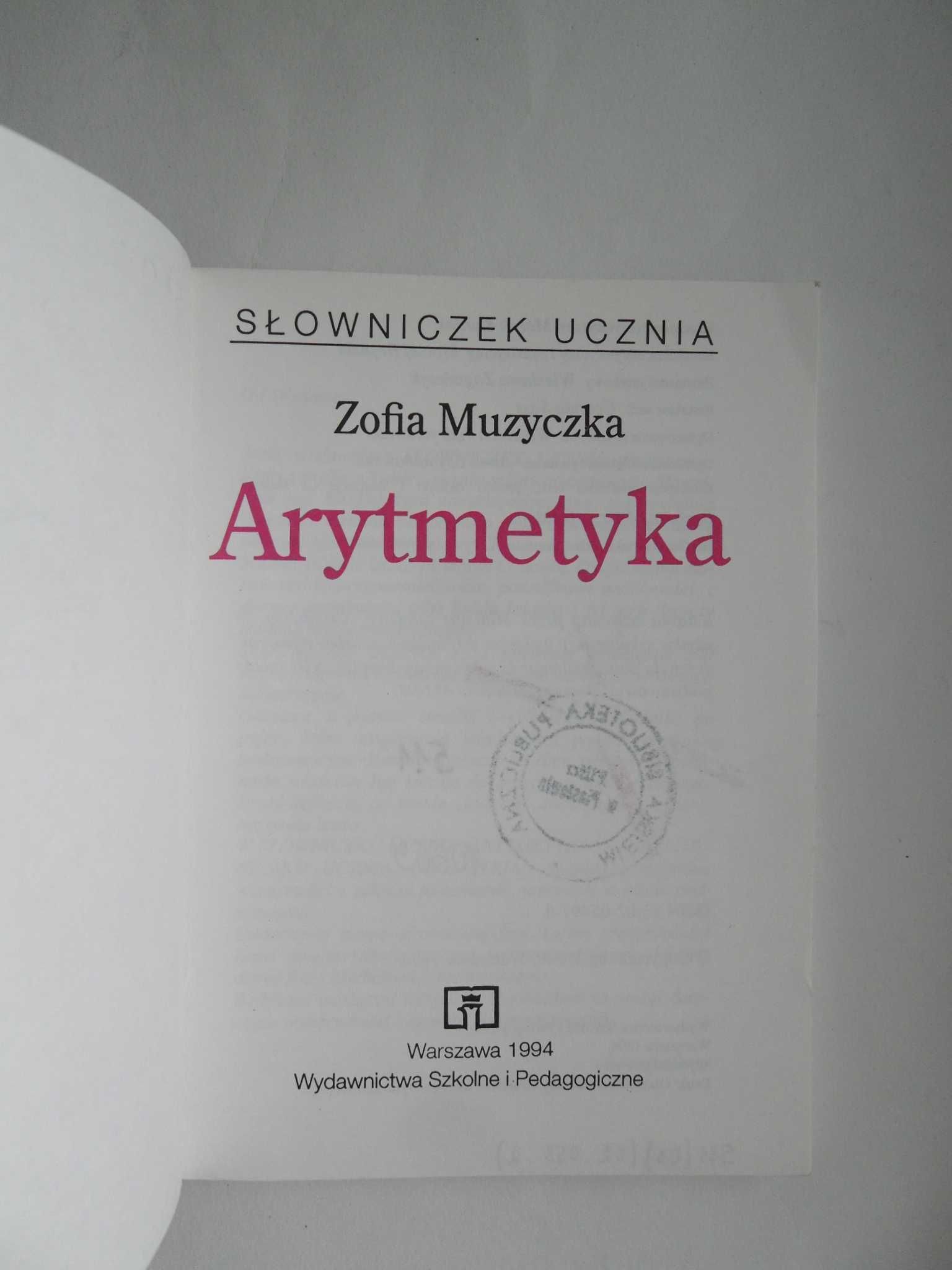 Arytmetyka. Słowniczek ucznia + Matematyka w pigułce z tablicami