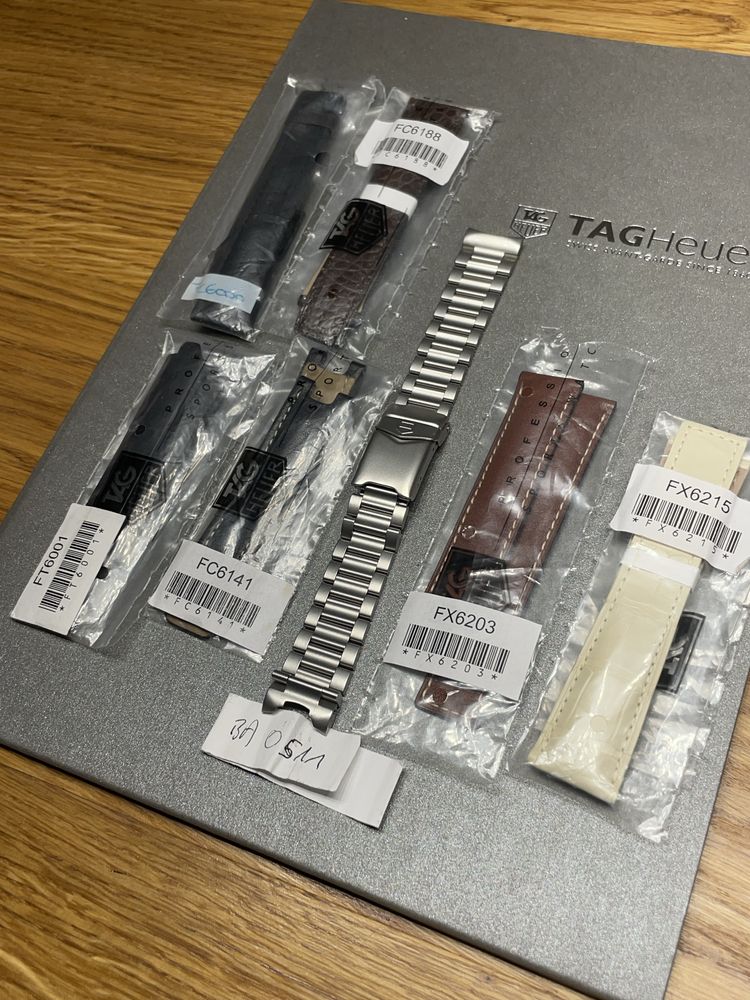 Tag Heuer Carrera Monaco F1 nowe paski i bransoleta do zegarka