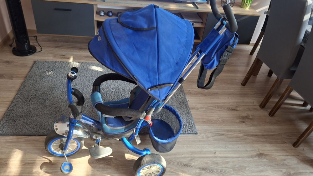 Rower dziecięcy trójkołowy z zadaszeniem Baby Cruiser VIP