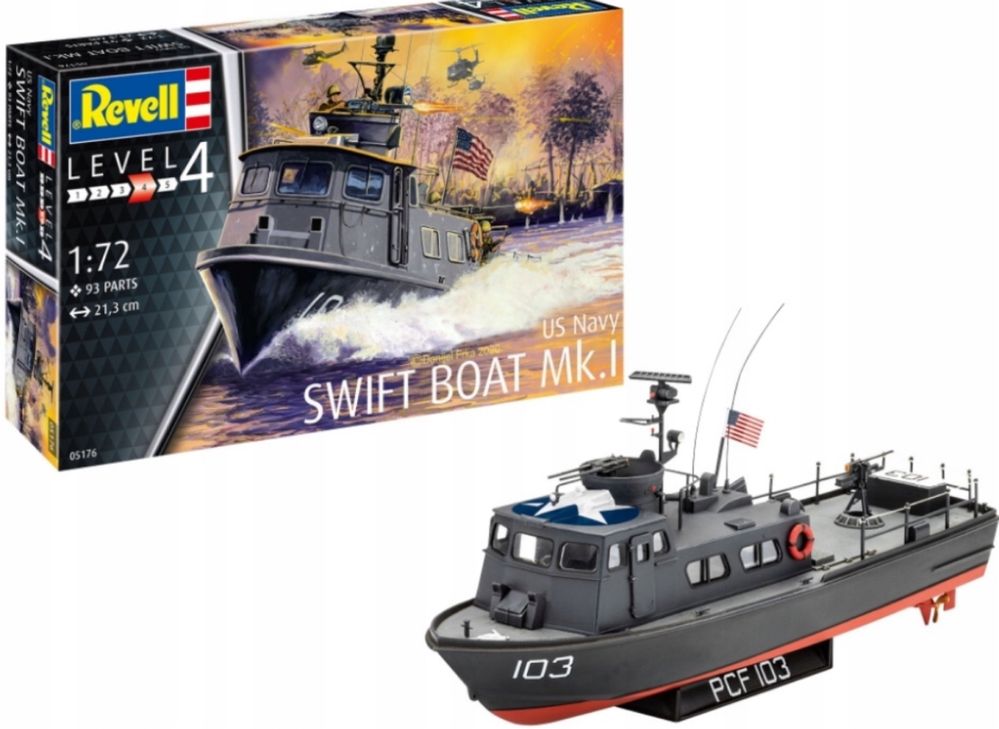 Model do sklejaniavREVELL 05176 - US Navy Swift Boat Mk.I 1/72