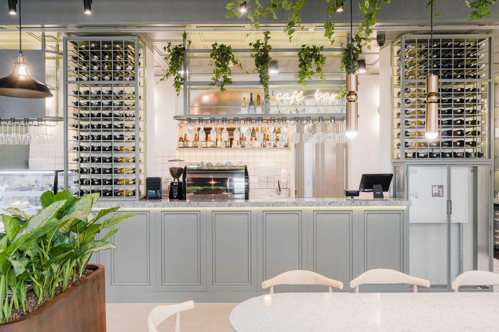 STALOWE NAWIESIE BARU / BACK BAR /  regał i zabudowa baru —  HoReCa