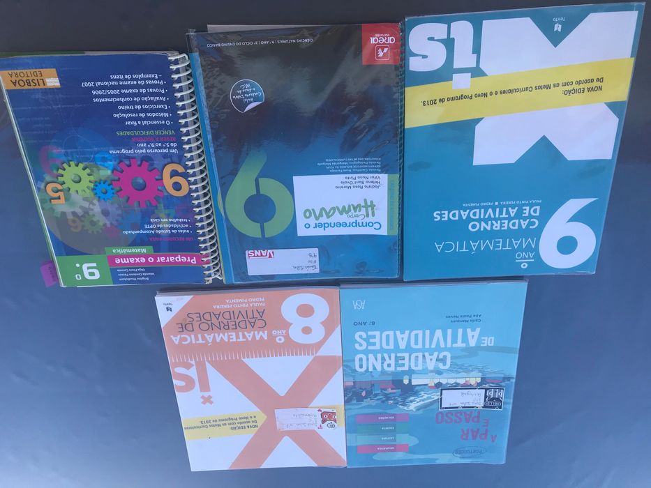 Cadernos de atividades 8 e 9 Ano