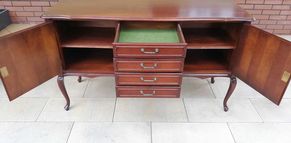 szafka szuflady komoda stylowa drewniana komoda ludwikowska duża szafa