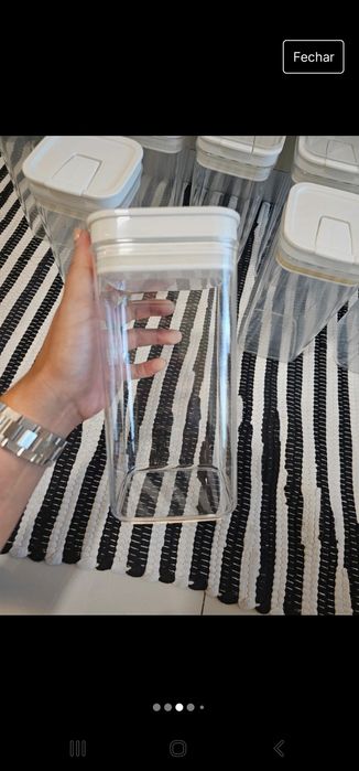 Caixas armazenamento Tescoma Airstop