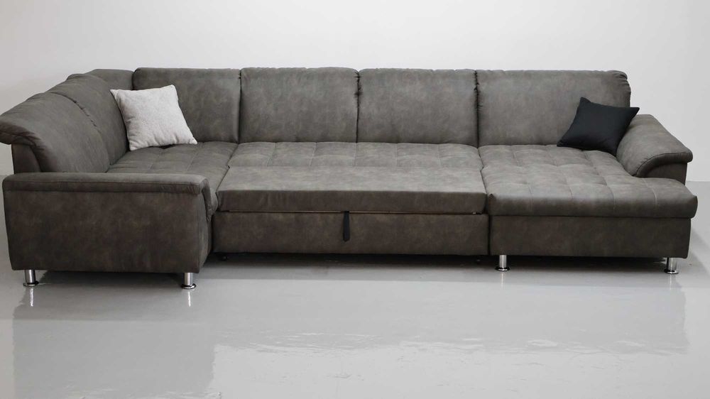 TŁP narożnik Wielkie niemieckie U funkcja spania rogówka sofa kanapa