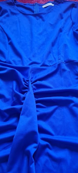 Sukienka wizytowa, niebieska