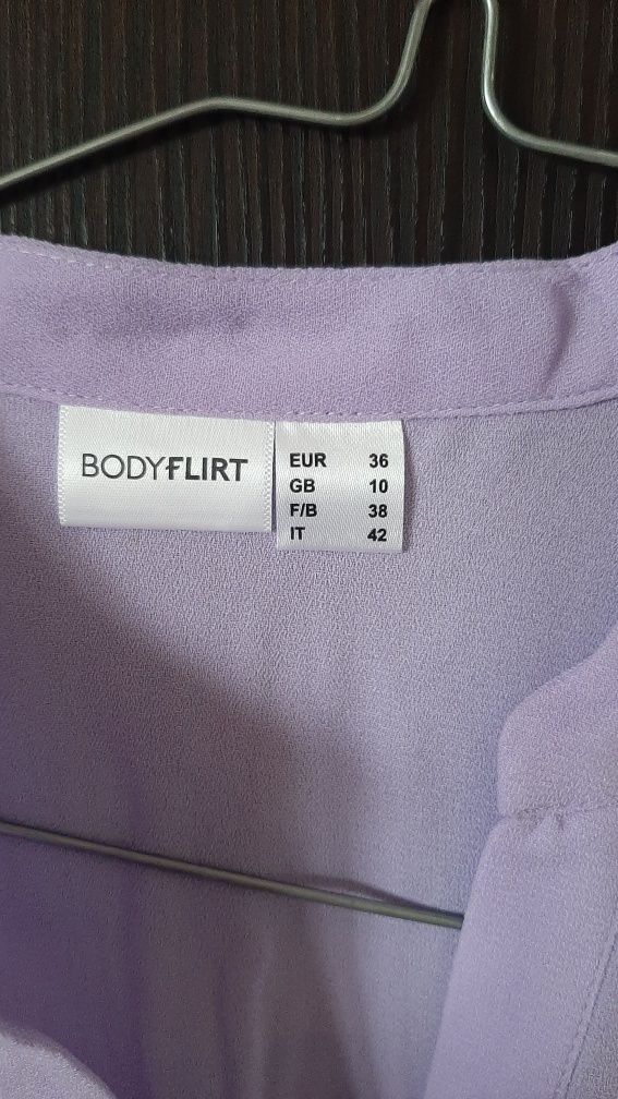 Sukienka midi Bonprix r. 36 lawendowa