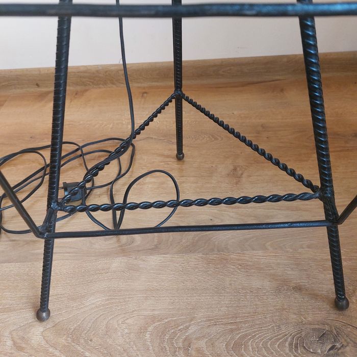 Lampa z gazetnikiem prl vintycz