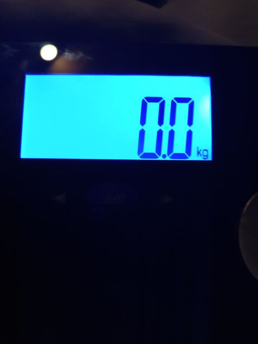 Balança de wc da Decathlon.