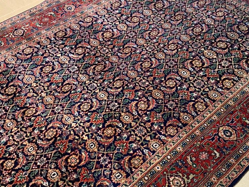 Kaszmirowy perski dywan Herati 285 # 180 Ręcznie tkany - wełniany