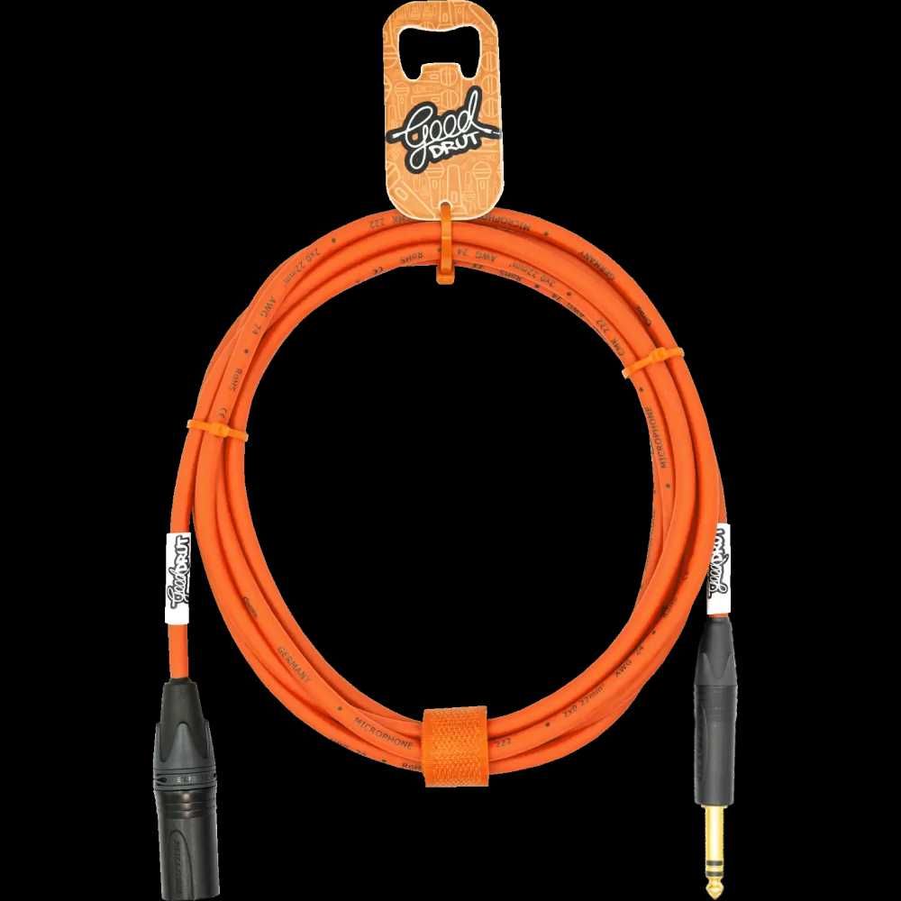 GoodDrut kabel Jack TRS/XLRM - 20M RÓŻNE KOLORY