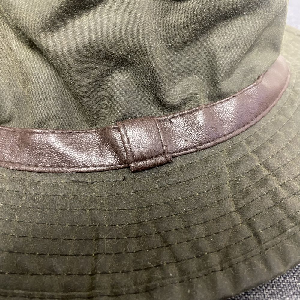 Шляпка капелюх панама ваксована Barbour оригінал хакі
