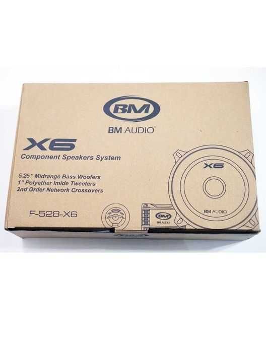 BM Audio F-528-X6 200W (13cm) 2х полосные  компонентные динамики.