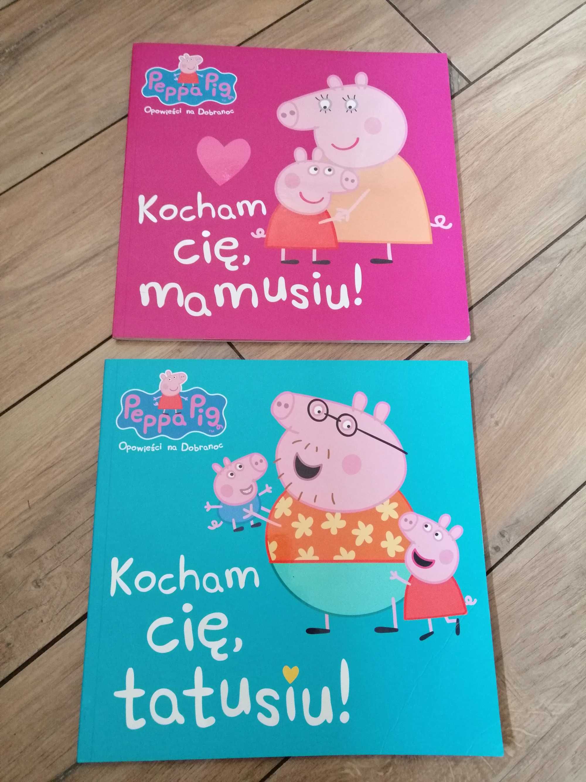 Książki świnka Peppa, cyferki, ślaczki