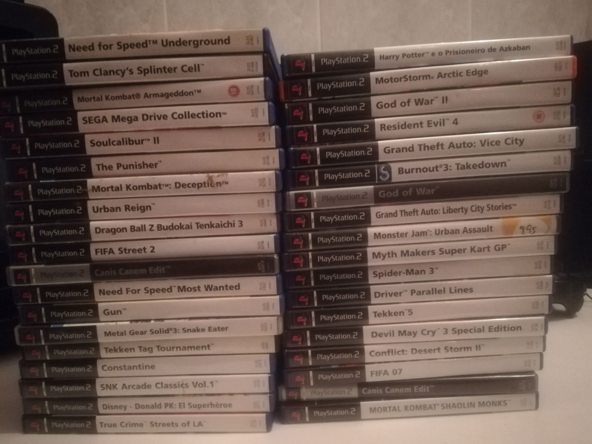 Lote jogos Playstation 2