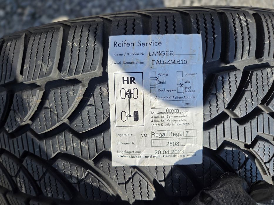 Koła Mercedes Benz 6.5 mm zimowe 225/50 17