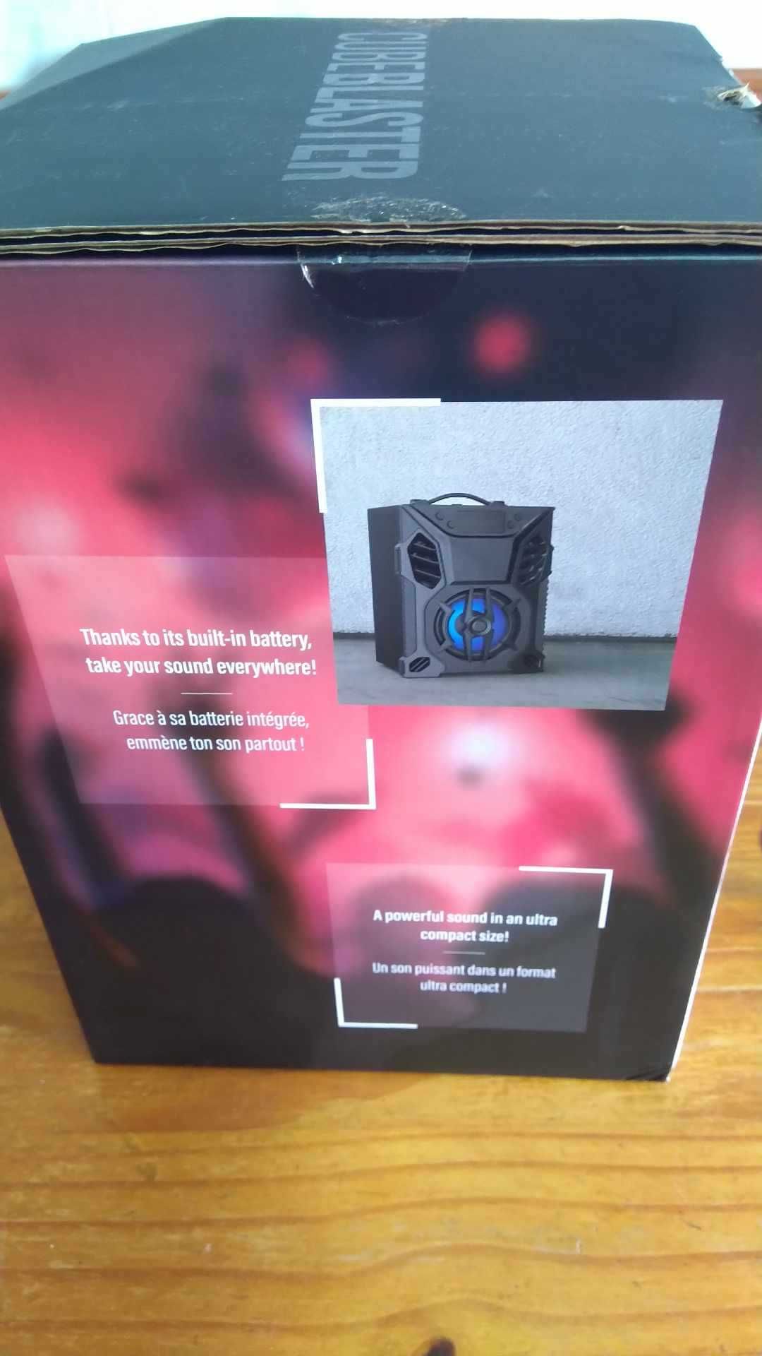 Coluna CubeBlaster TnB Bluetooth speaker NOVA